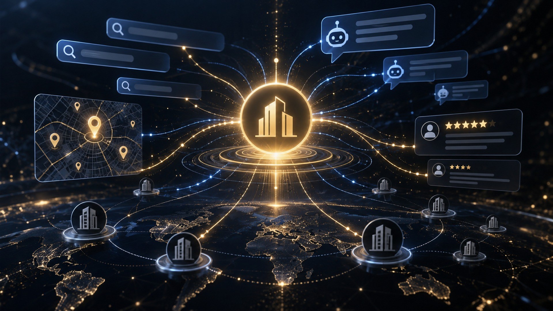Equipe de negócios analisando dados e planejamento